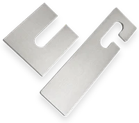 Stainless Steel Horseshoe & Keyhole Shims