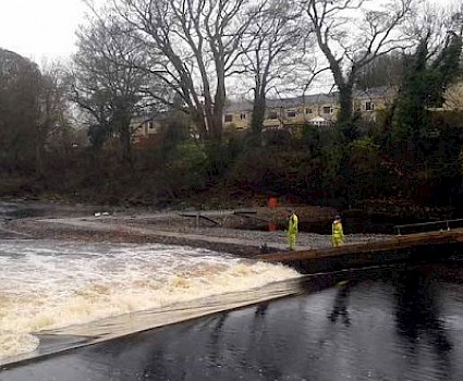 Tees weir Barnard Castle