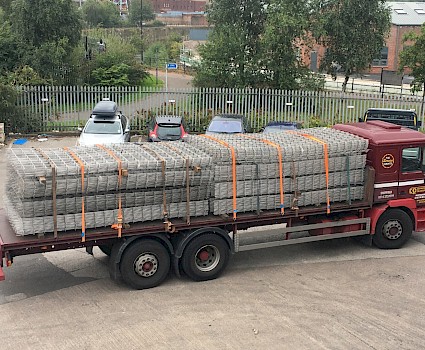 Full Lorry Load of Stainless Mesh Panel