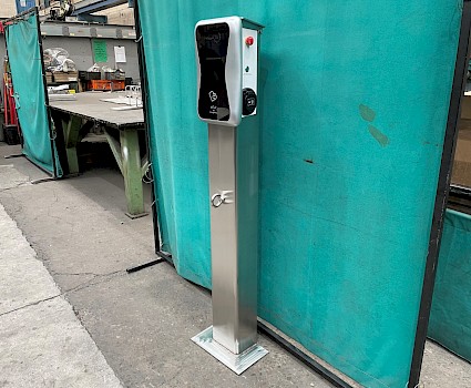 stainless steel E V Charger unit